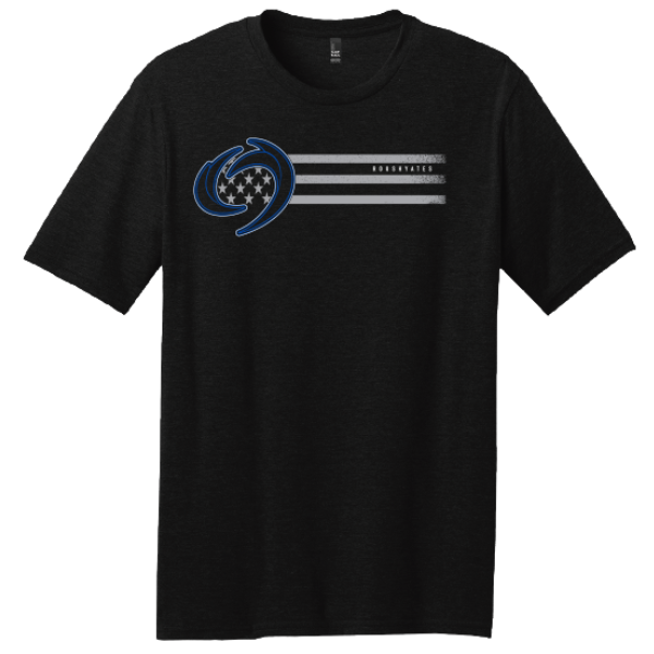 ROUSH YATES PATRIOT LOGO TEE, BLACK