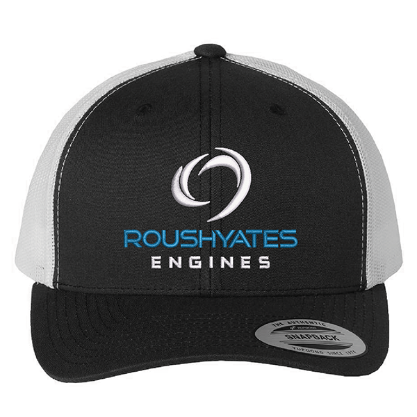SIGNATURE SNAPBACK HAT - BLACK/WHITE
