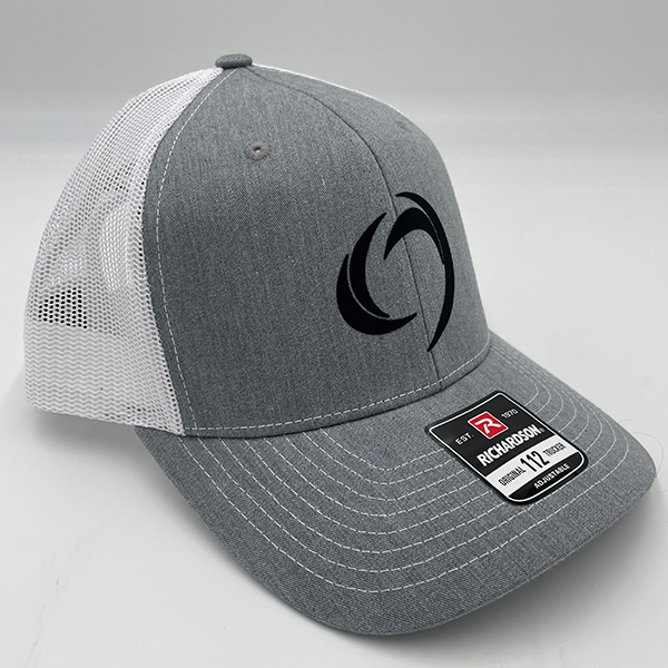 2D STORM HAT - HEATHER GREY & WHITE